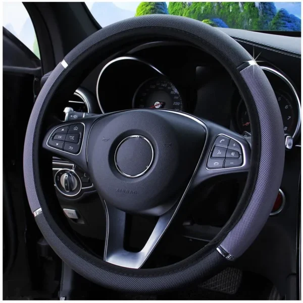 Stylish Anti-Slip Steering Wheel Cover Amazing - Image 3