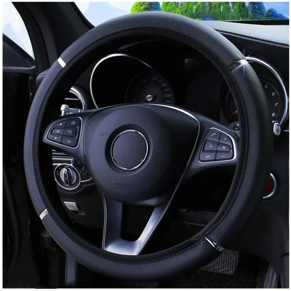 Stylish Anti-Slip Steering Wheel Cover Amazing - Image 7